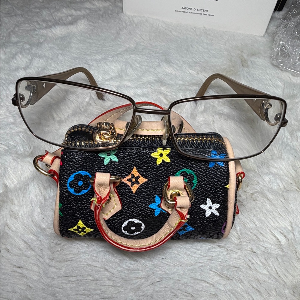 Gucci Women's Eyeglasses GG 2840 UBG Brown Rectangular Frames (read) - Picture 8 of 12